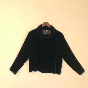 Eileen Fisher Velvet Turtle Neck Long Sleeve Top